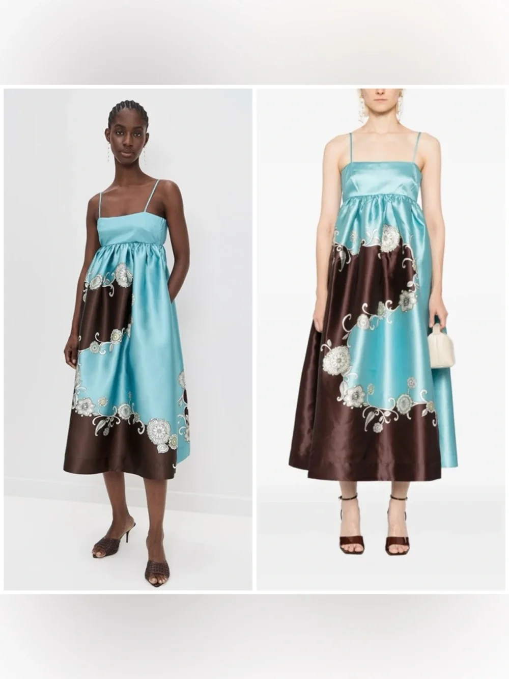 Alemais satin maxi